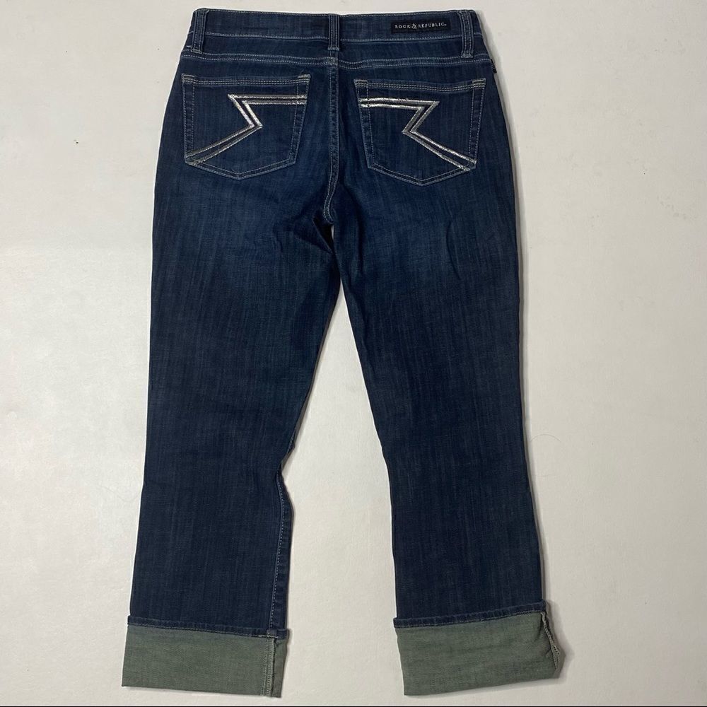 Rock & Republic | Denim Mid Rise Kendall Capri’s - Picture 9 of 9